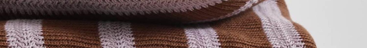 Plaids à rayures
