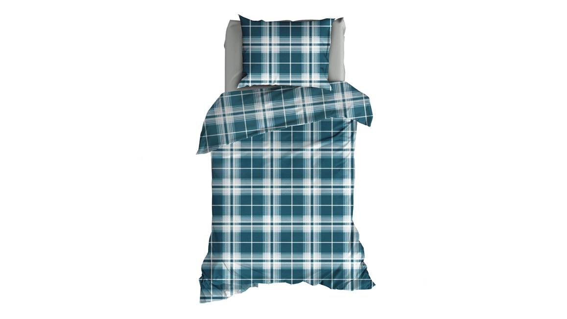 Satin d'Or Banff housse de couette vert teal
