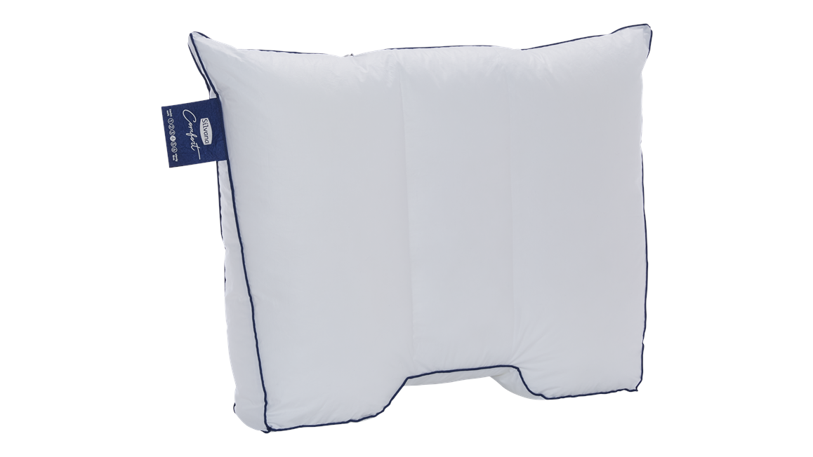 Silvana Comfort Bleu oreiller synthétique medium-ferme