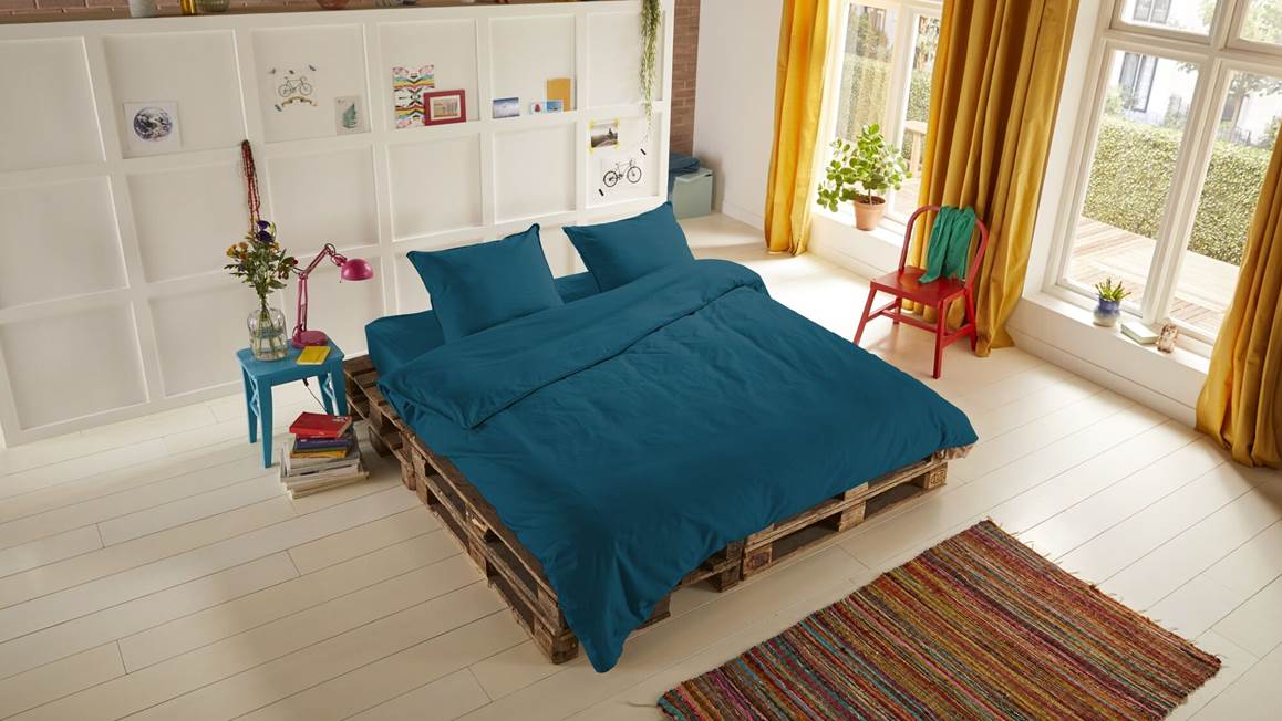 HIP Collection Uni Satin housse de couette