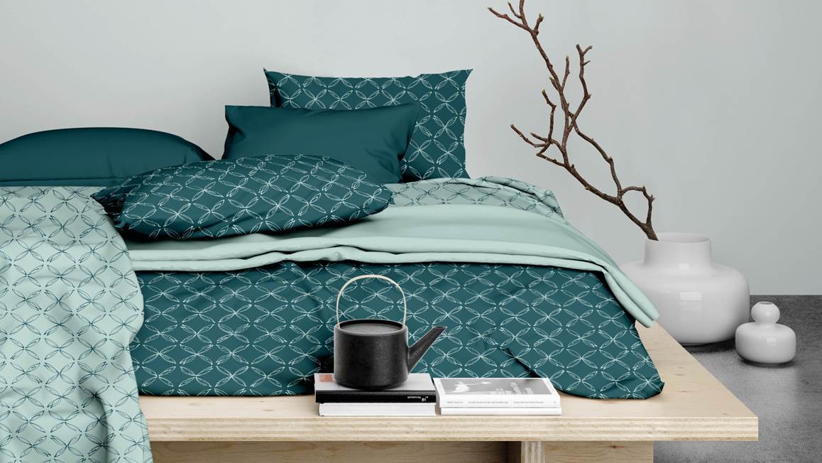 Satin d'Or Curling housse de couette