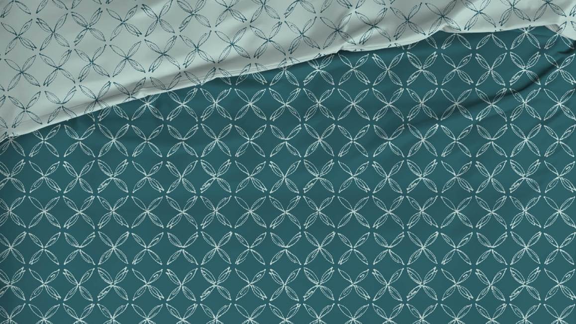 Satin d'Or Curling housse de couette