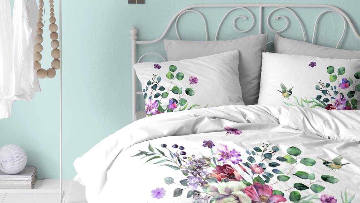 Cinderella Abbey Flowers housse de couette