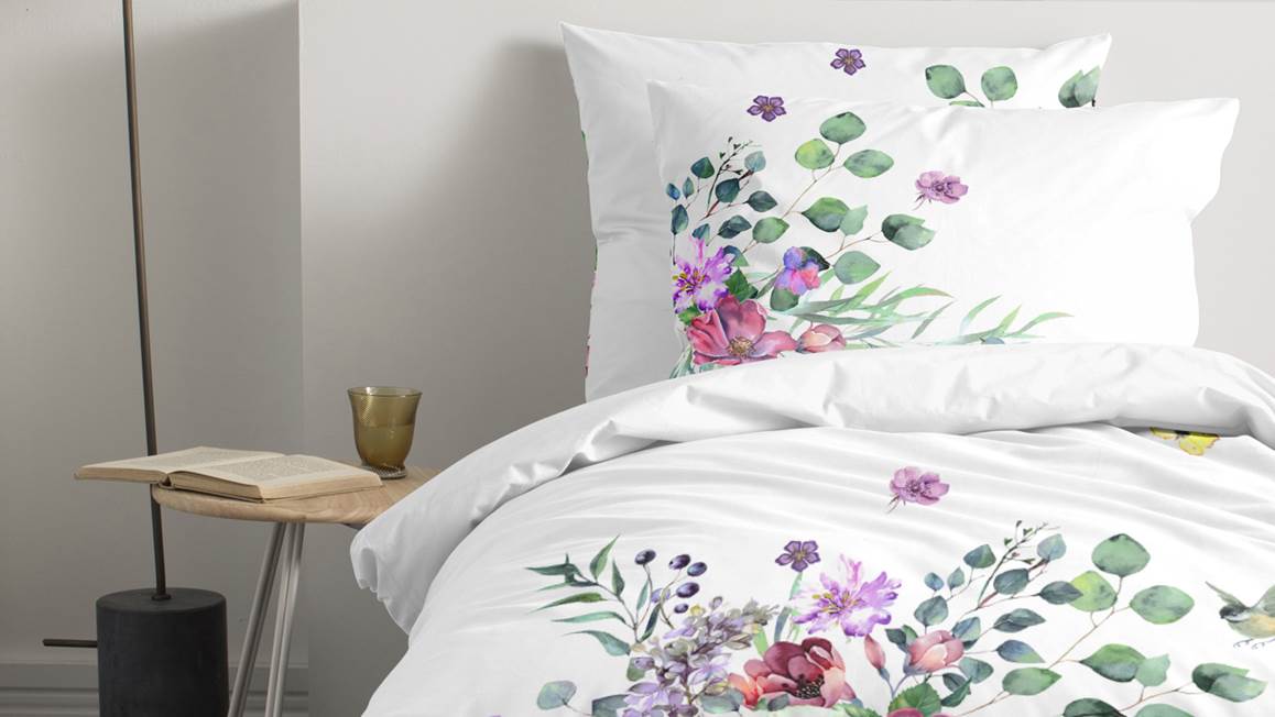 Cinderella Abbey Flowers housse de couette
