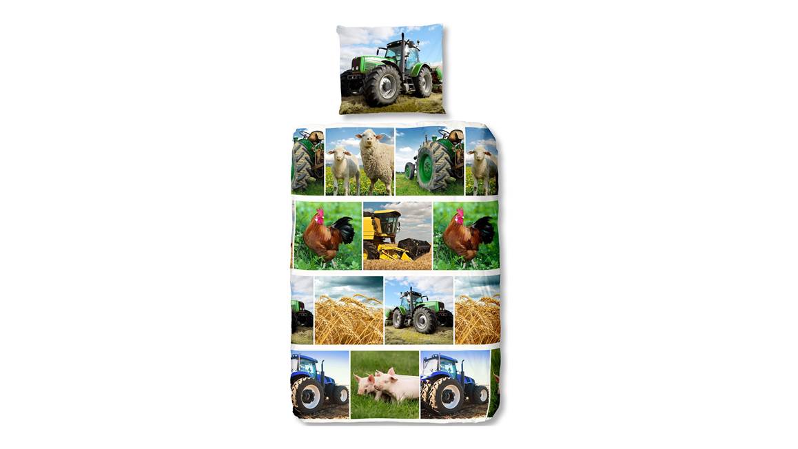 Good Morning Agri housse de couette multicolore