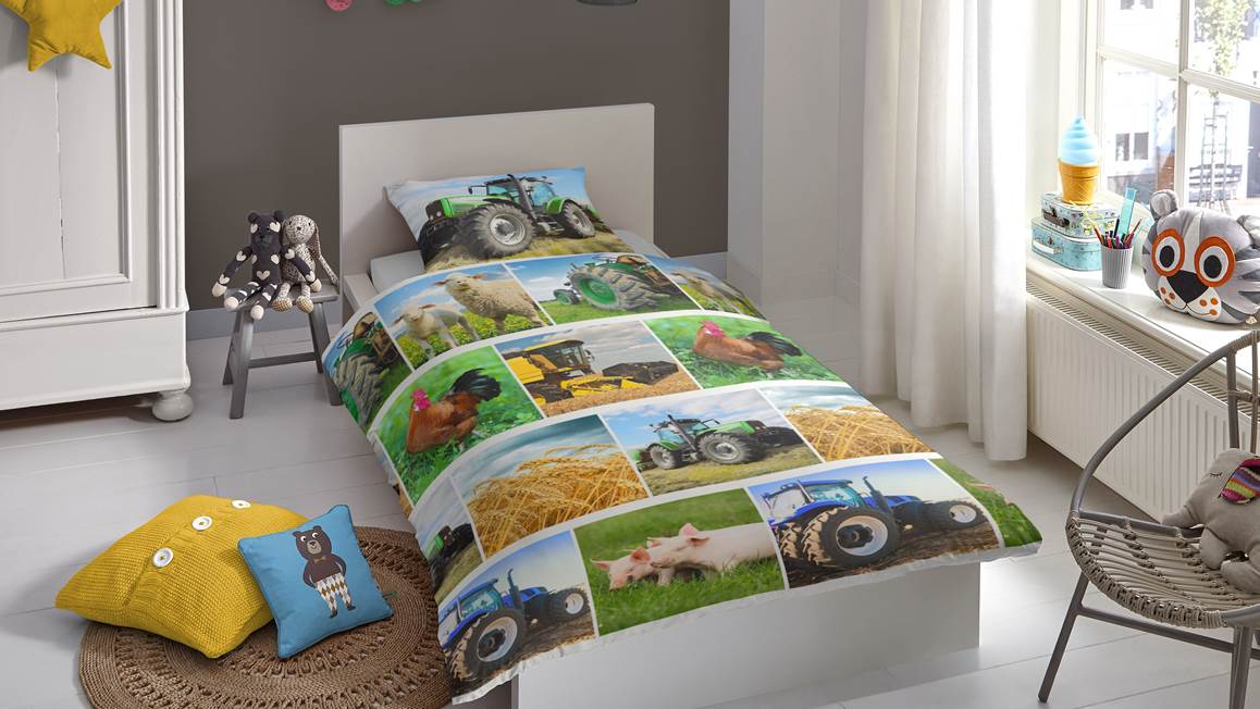 Good Morning Agri housse de couette multicolore