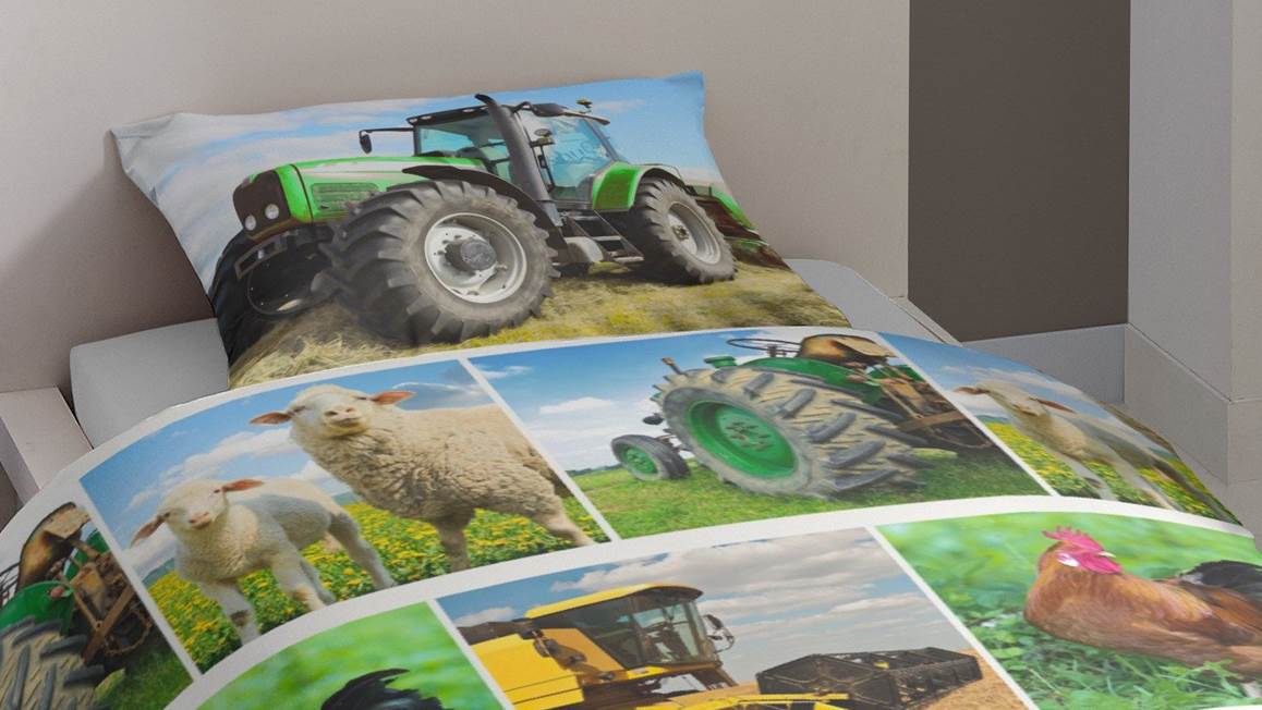 Good Morning Agri housse de couette multicolore
