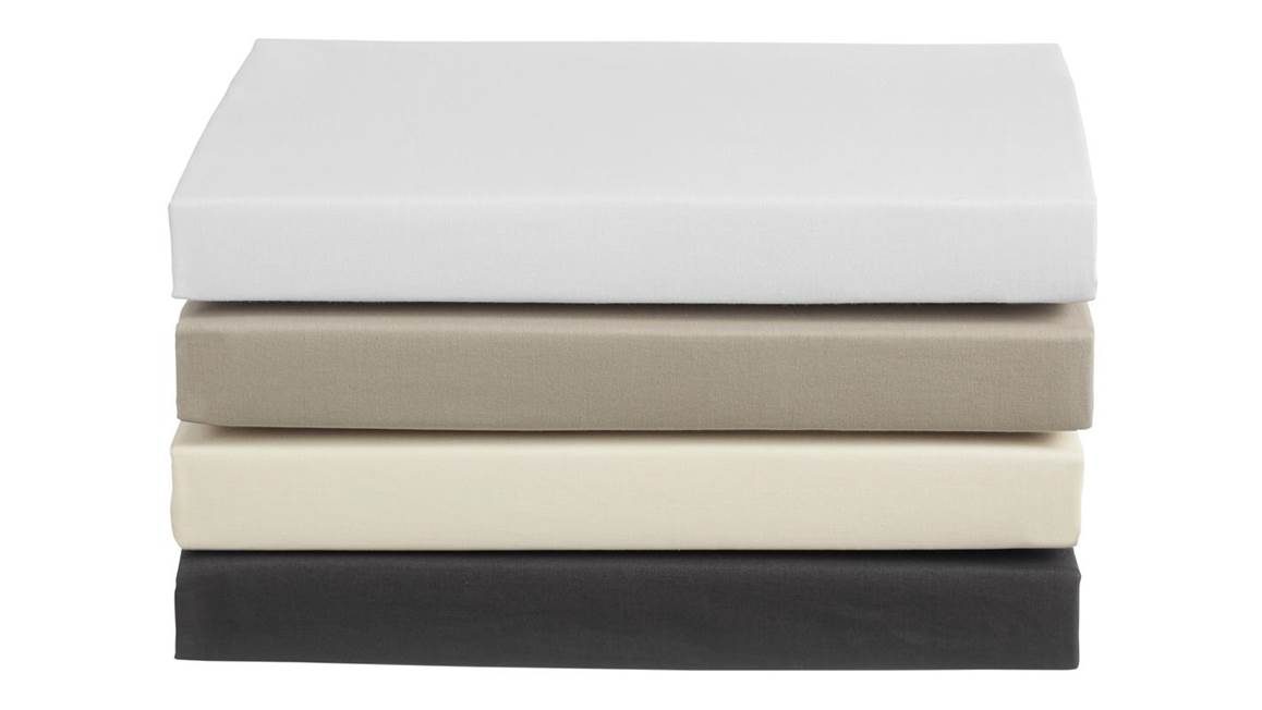Ambiante Cotton Uni taie d’oreiller coton 57 fils (lot de 2)