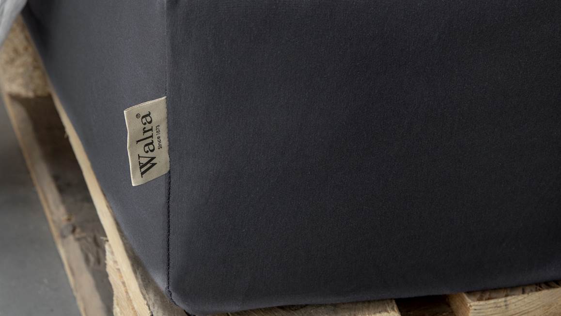 Walra drap-housse jersey anthracite