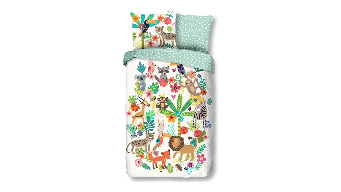 Good Morning Happy housse de couette multicolore