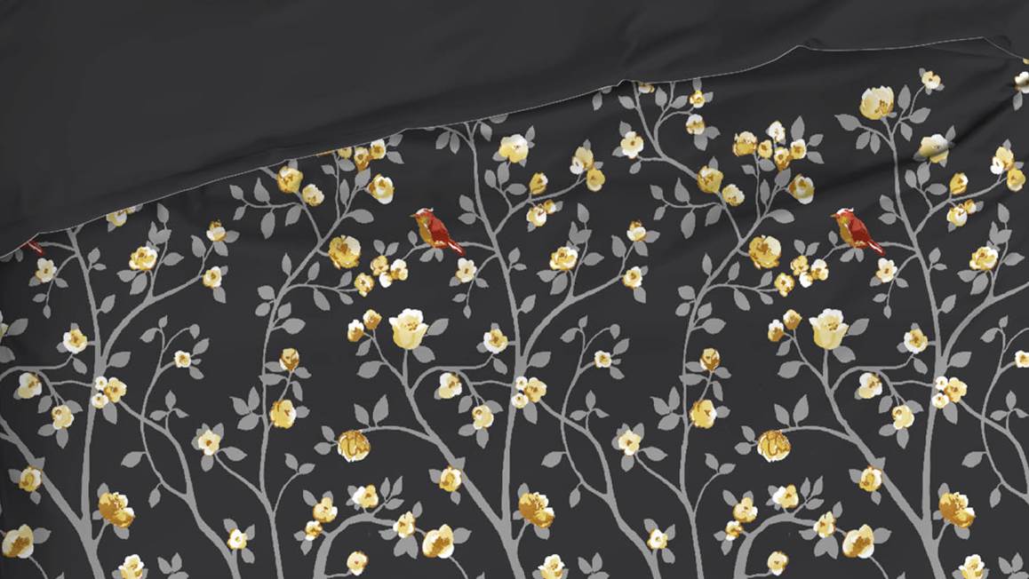 Satin d'Or Tearoses housse de couette