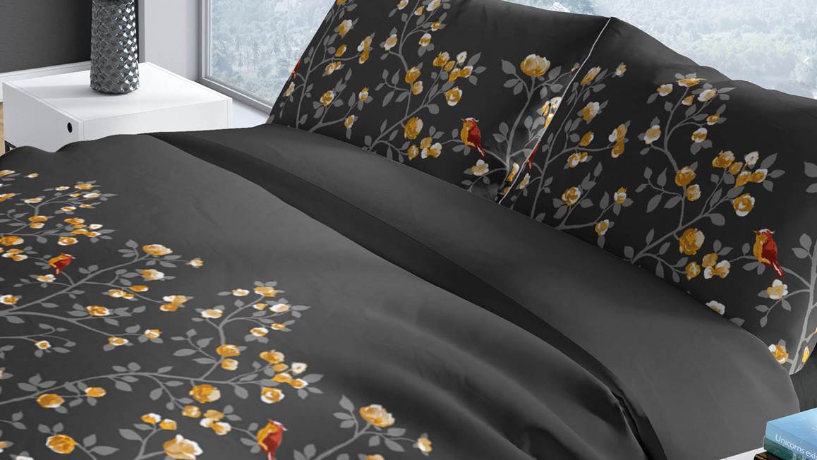 Satin d'Or Tearoses housse de couette