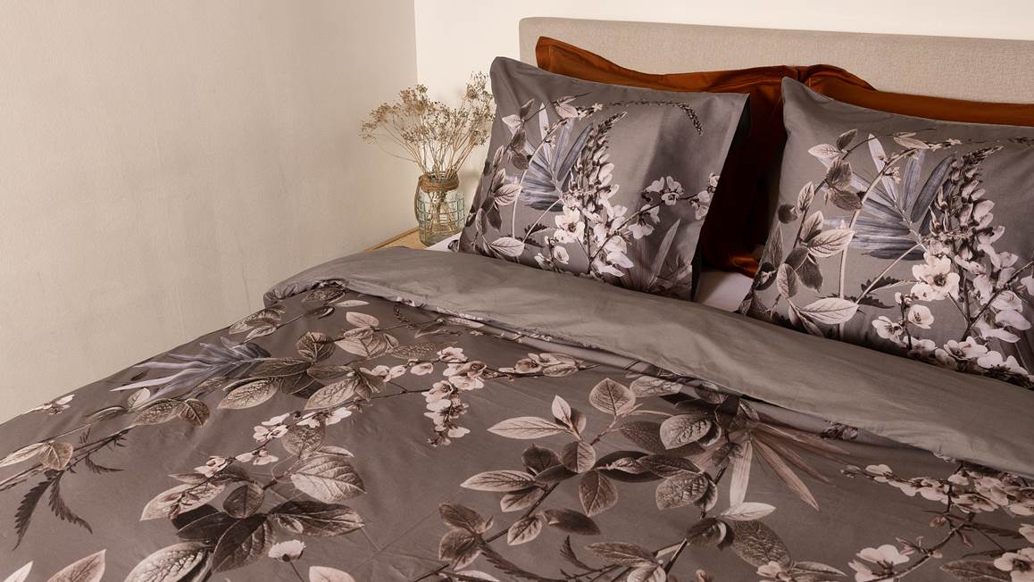 Snoozing Beau housse de couette multicolore