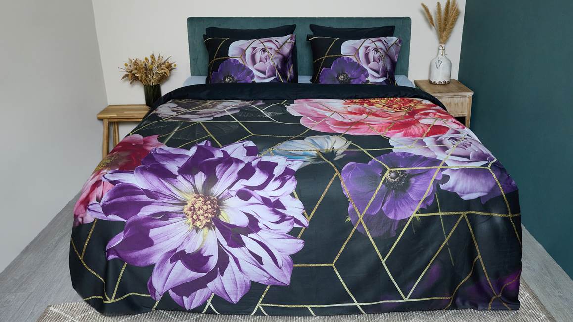 Snoozing Emma housse de couette multicolore