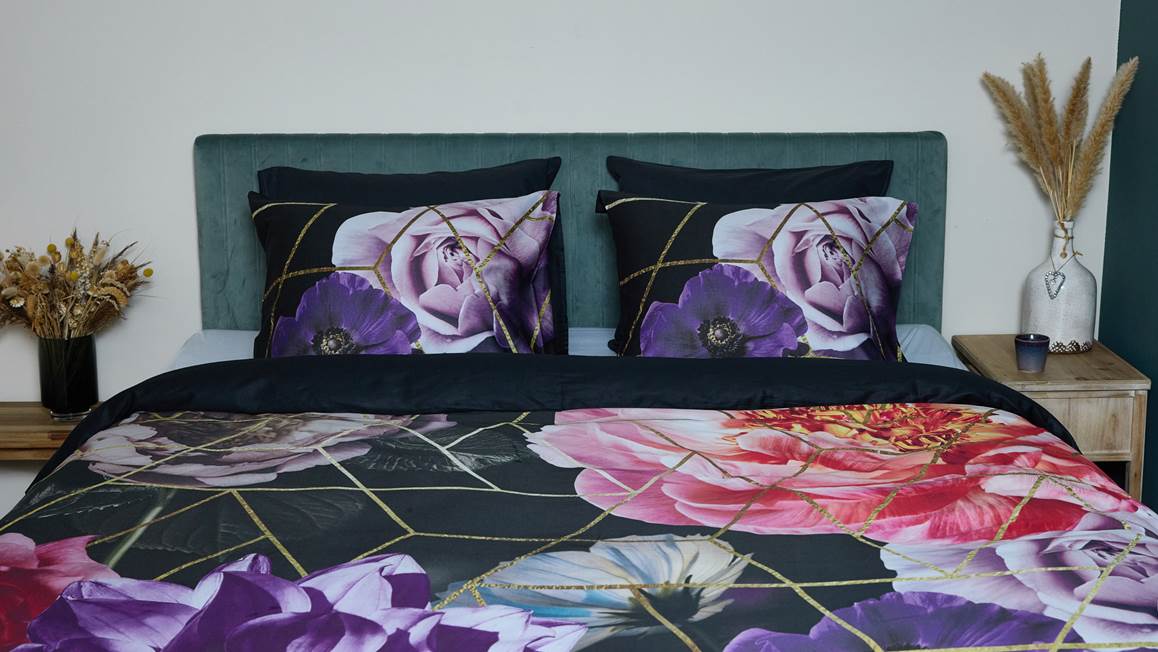 Snoozing Emma housse de couette multicolore