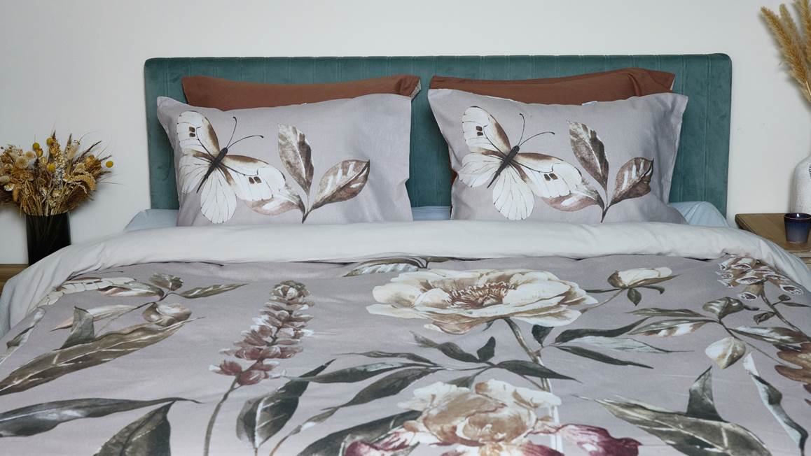 Snoozing Papillon housse de couette multicolore