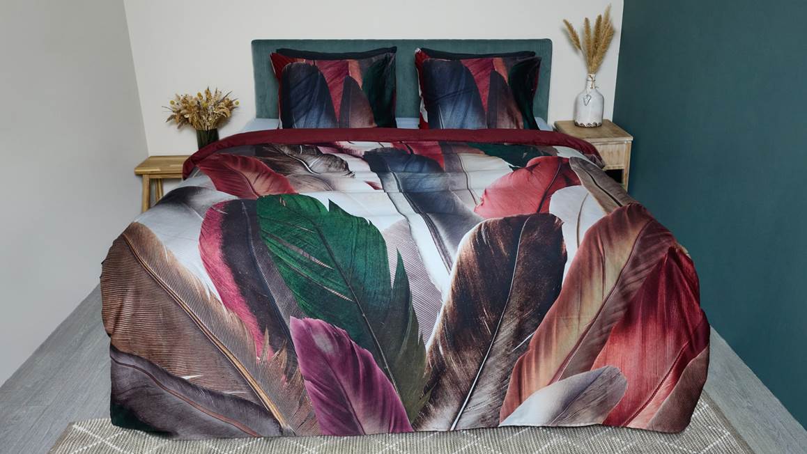 Snoozing Rover housse de couette multicolore