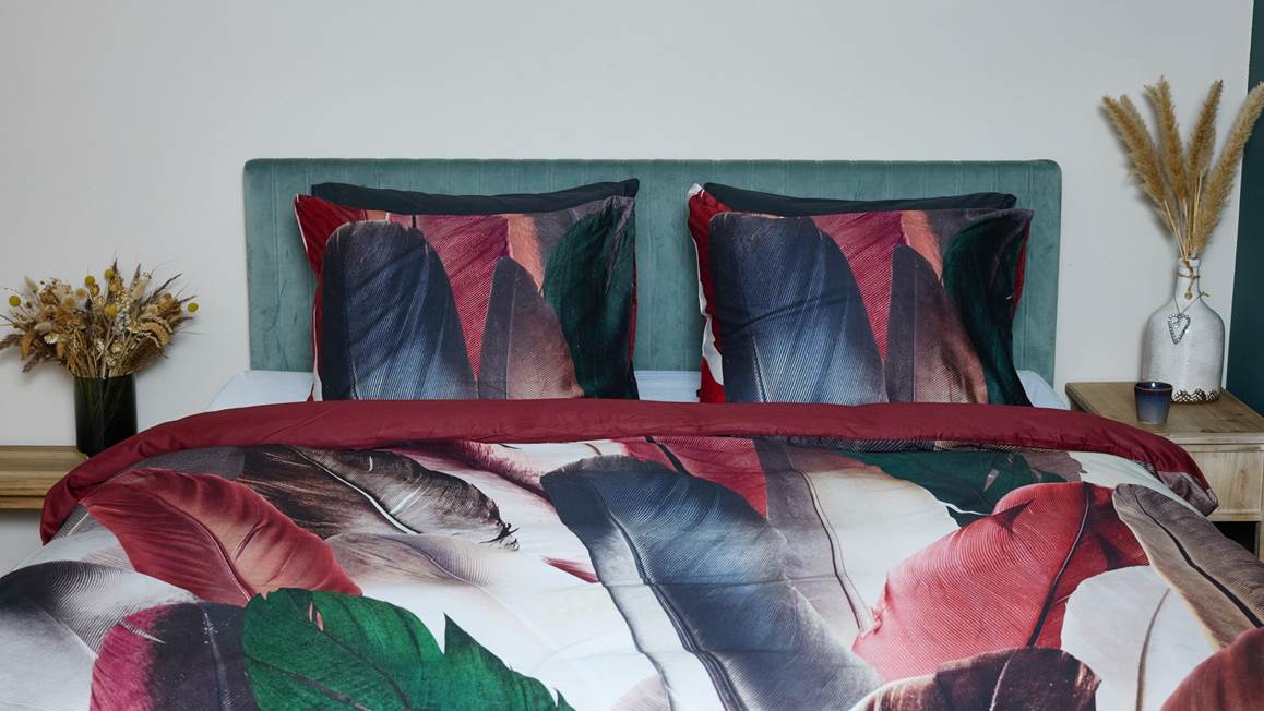 Snoozing Rover housse de couette multicolore