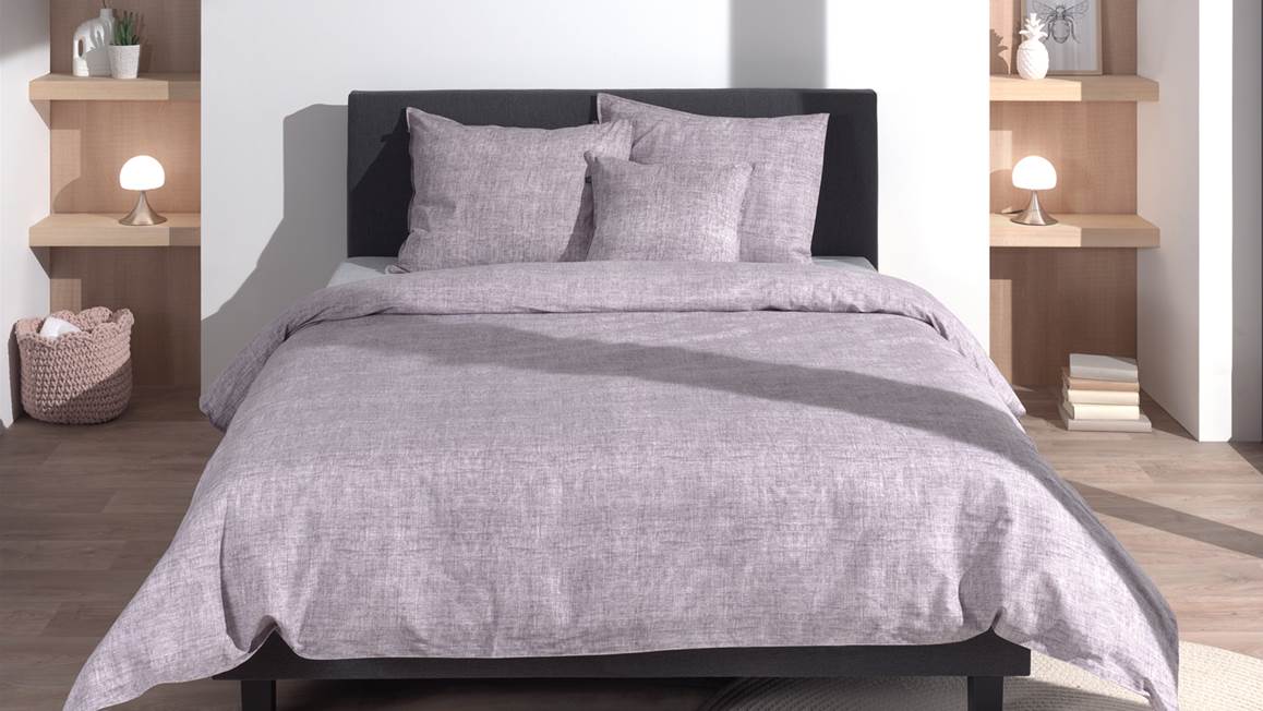 Zohome Lino housse de couette pourpre