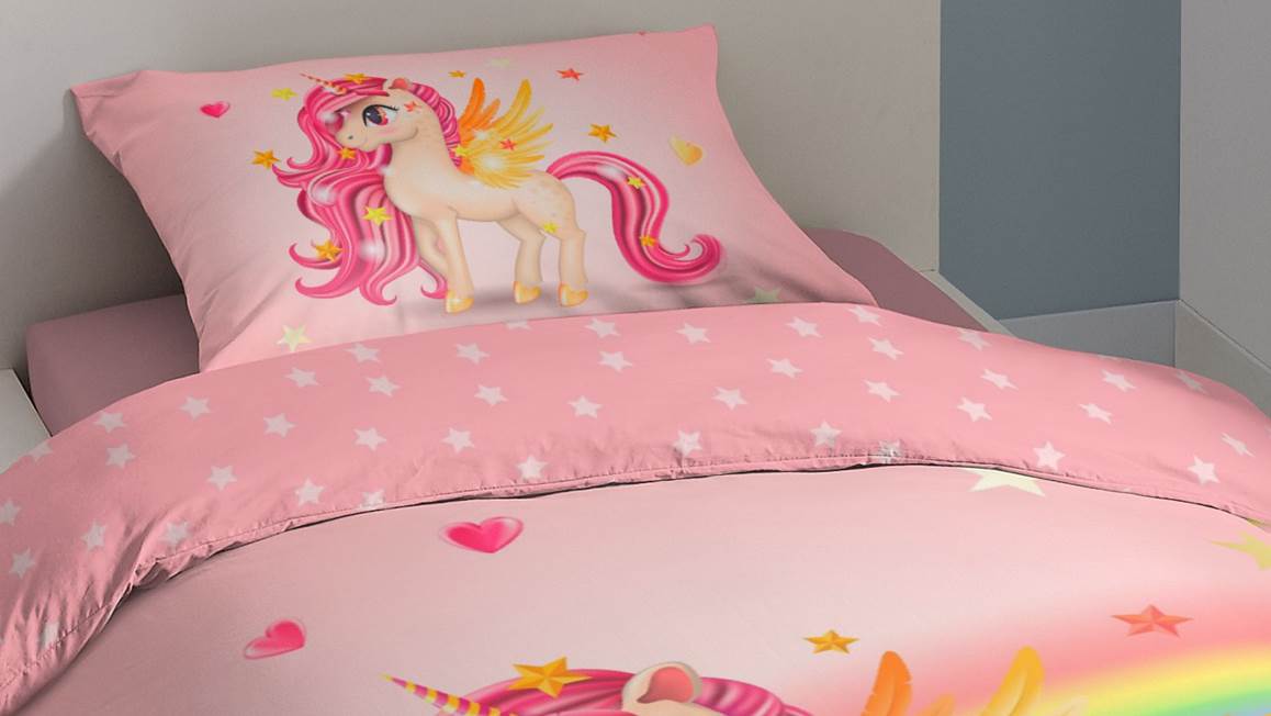 Good Morning Little housse de couette multicolore