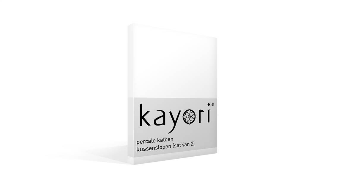 Kayori Shizu taies d’oreiller percale (lot de 2)