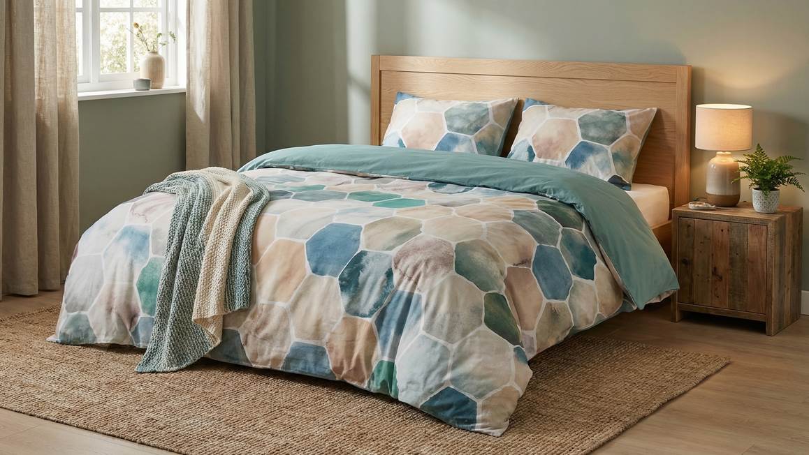 Snoozing Ace housse de couette en flanelle