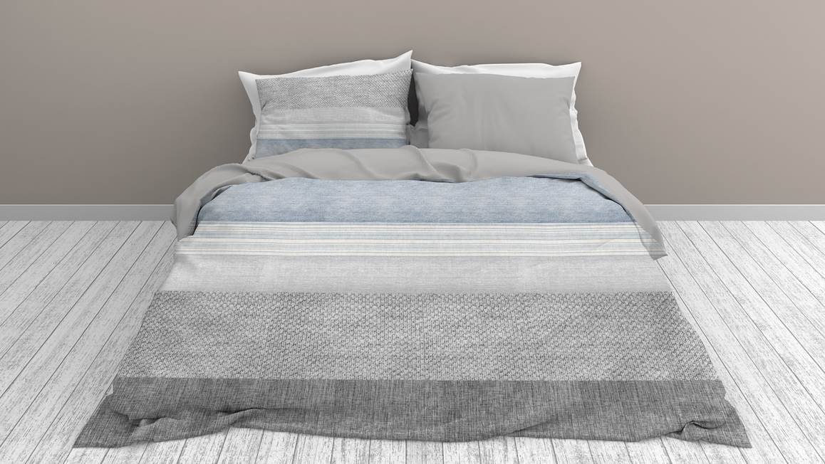 Snoozing Benjamin housse de couette en flanelle multicolore