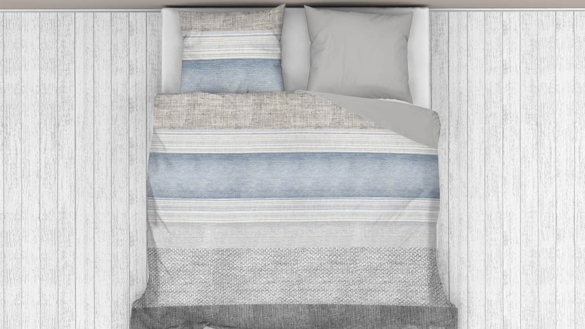 Snoozing Benjamin housse de couette en flanelle multicolore