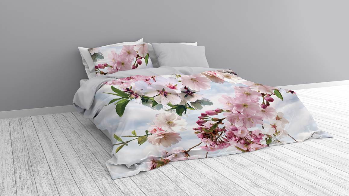 Snoozing Blossomtree housse de couette en flanelle