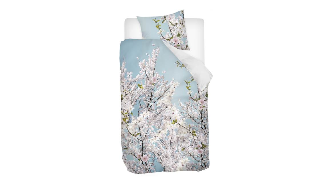 Snoozing Ciel Bleu housse de couette en flanelle