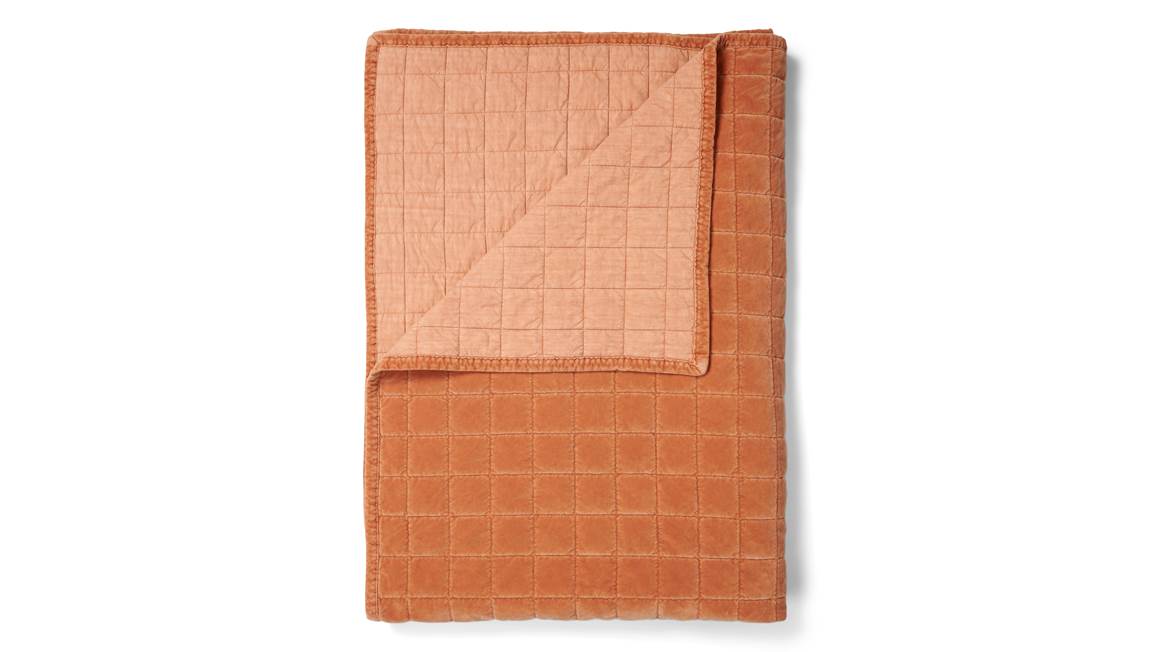 Essenza Julia plaid terre de sienne