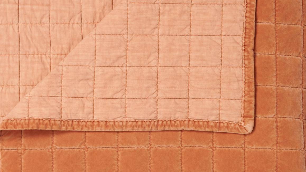 Essenza Julia plaid terre de sienne