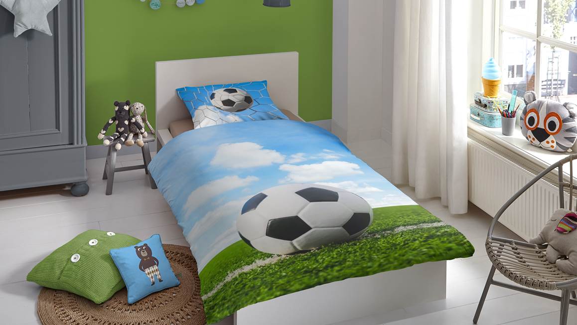 Good Morning Ballon housse de couette en flanelle