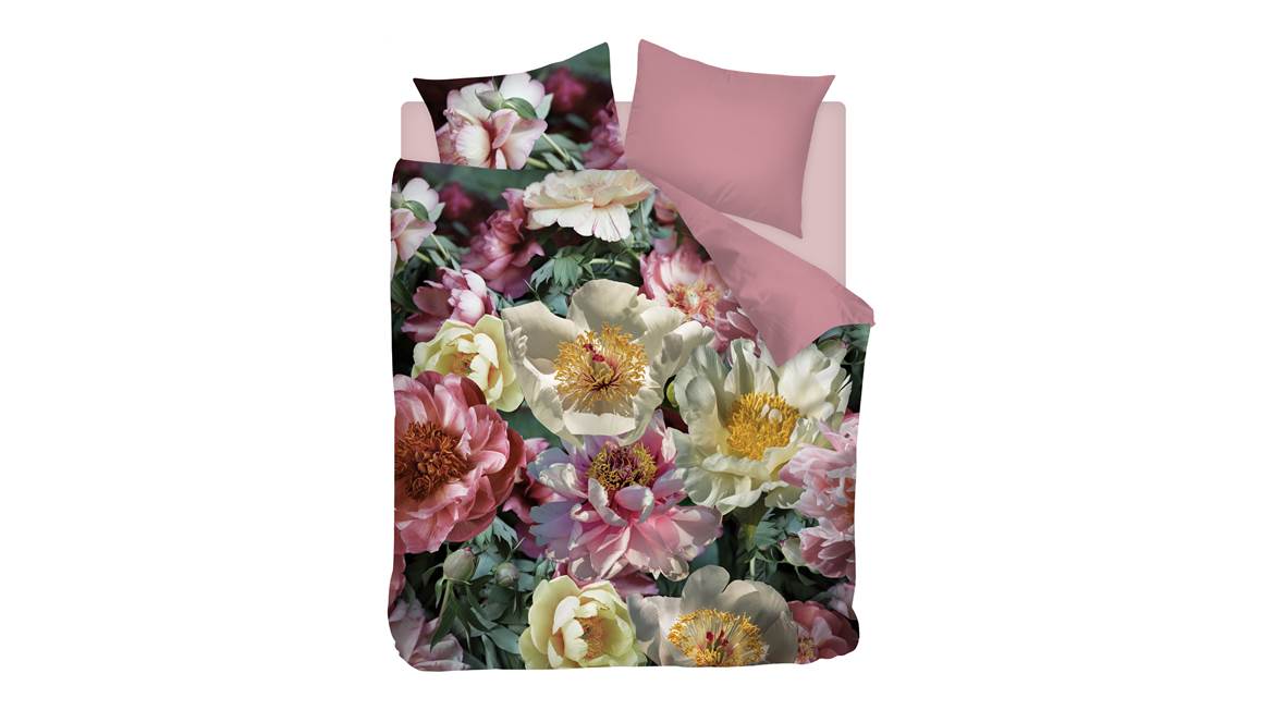 Snoozing Flower Garden housse de couette en flanelle