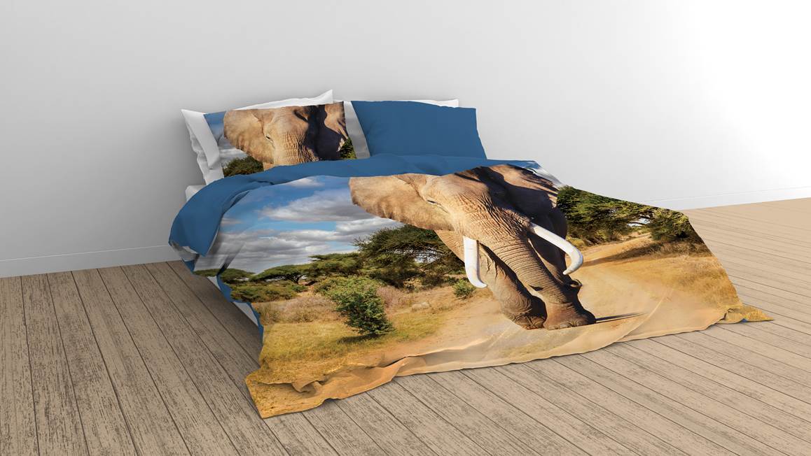 Snoozing Imani housse de couette en flanelle