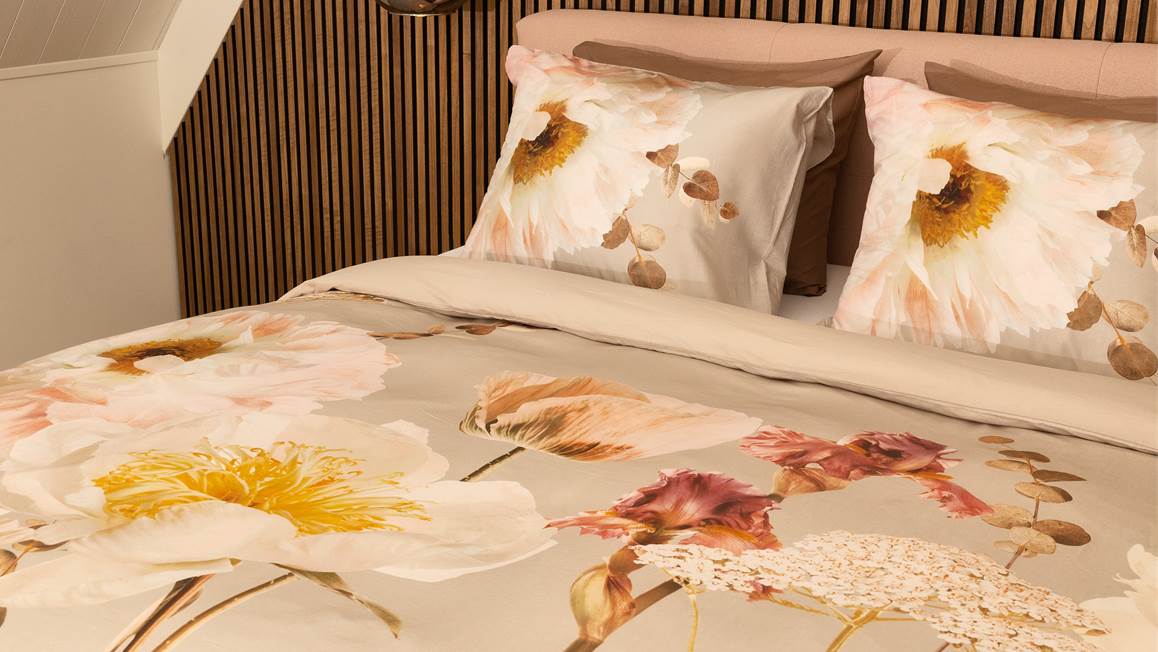 Snoozing Rosanne housse de couette en flanelle multicolore