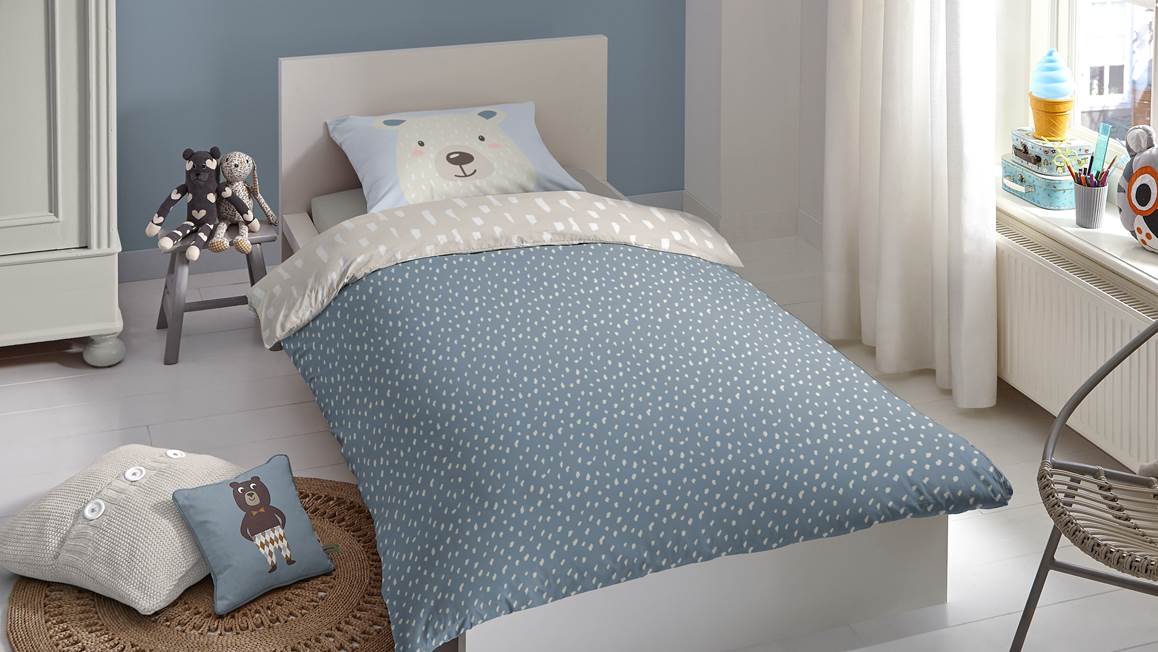Good Morning Ours housse de couette multicolore