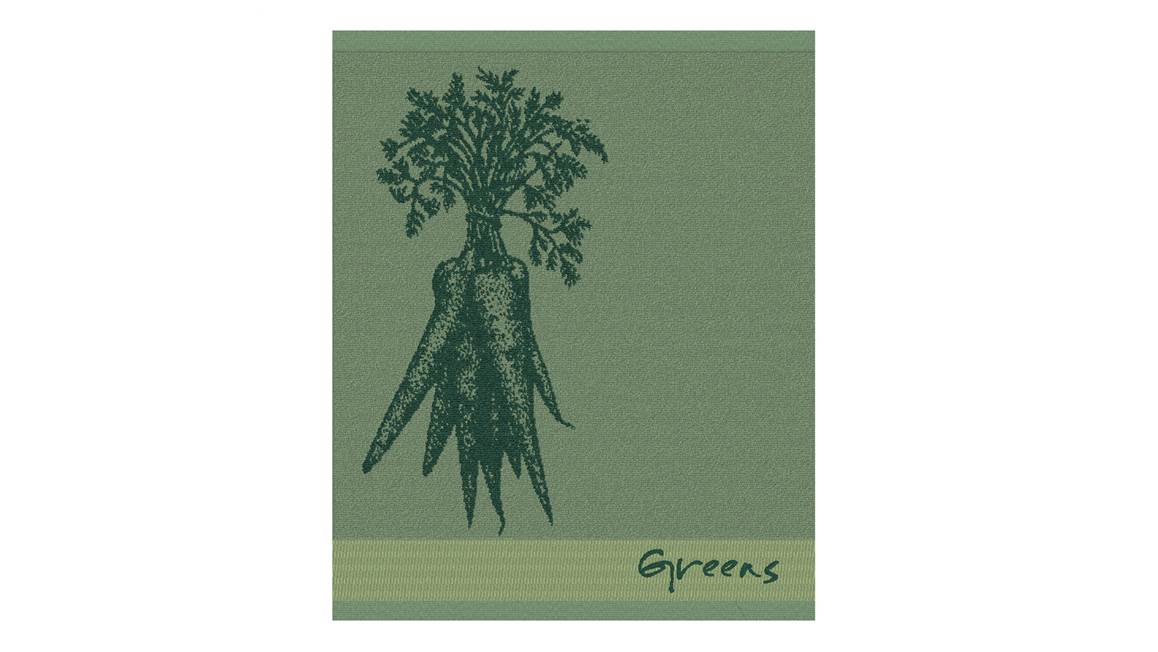 DDDDD Légumes essuie-mains (lot de 6) vert