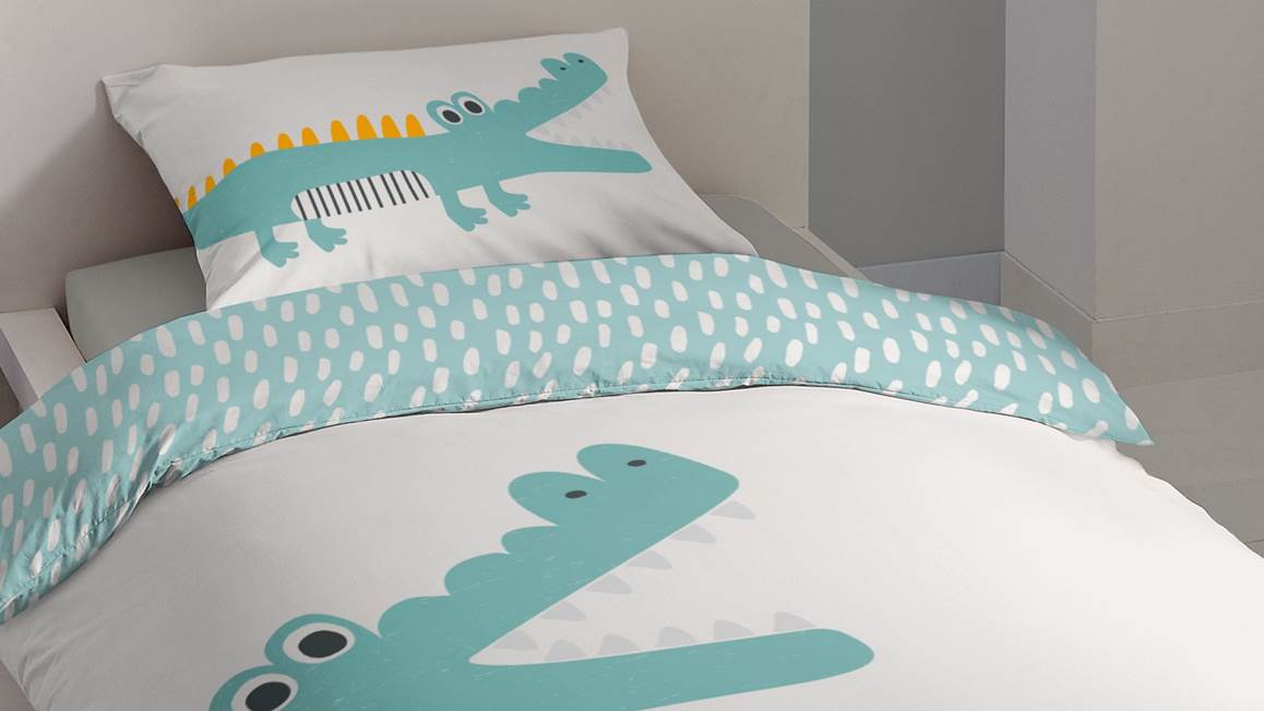 Good Morning Crocodile housse de couette 