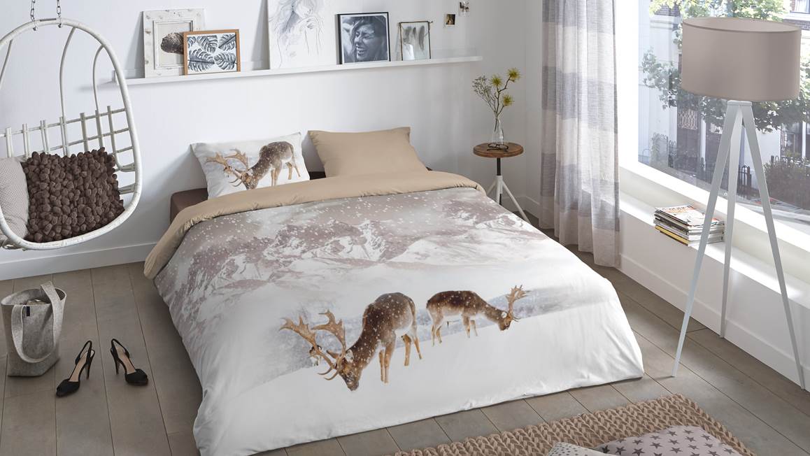 Good Morning Hiver housse de couette en flanelle