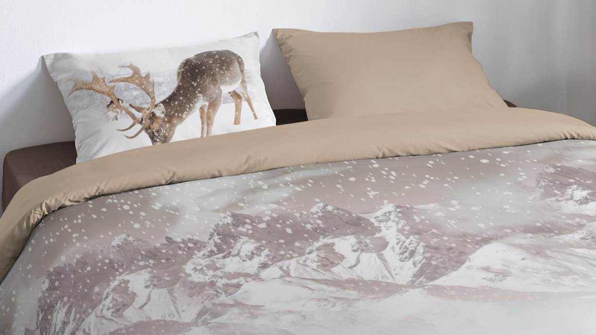 Good Morning Hiver housse de couette en flanelle