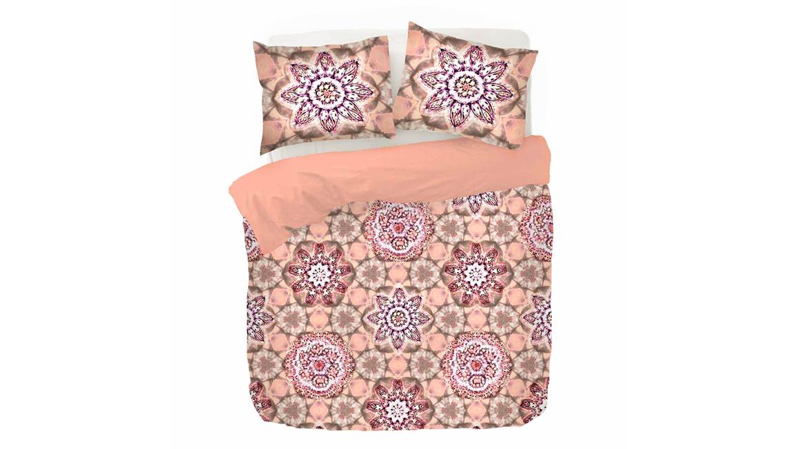 Kayori Navajo housse de couette mauve