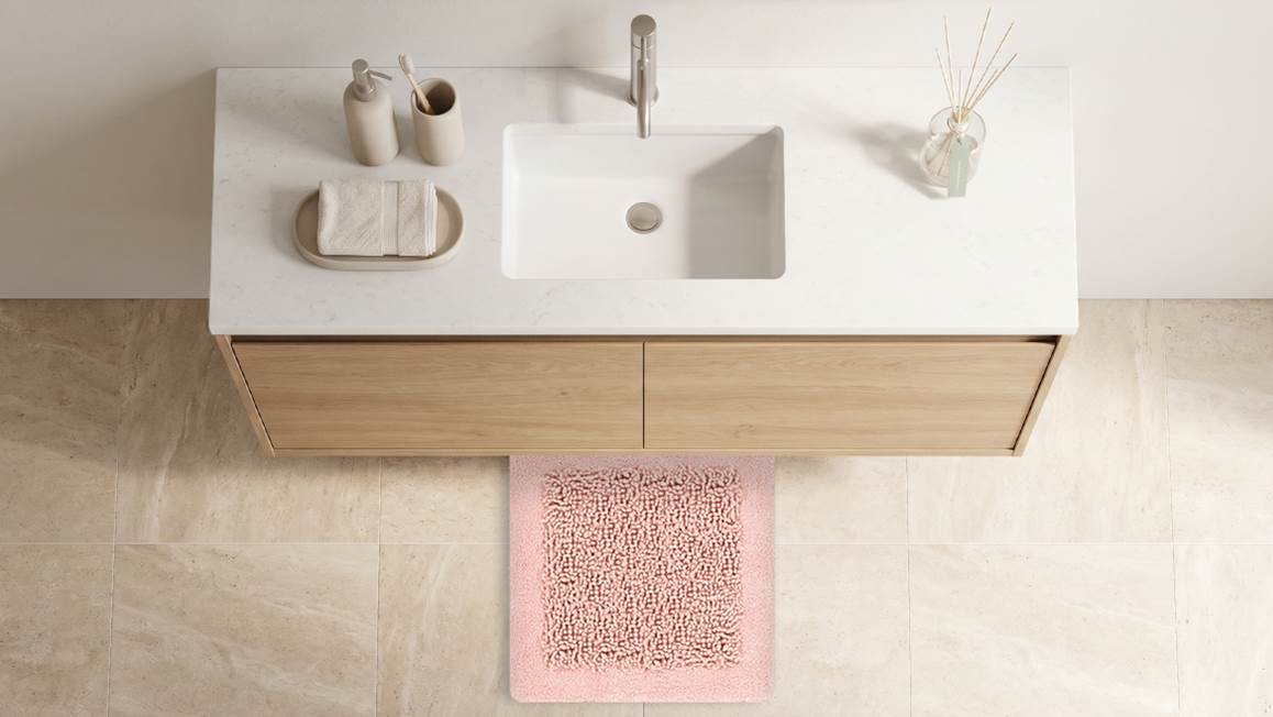 Heckettlane Buchara tapis de bain