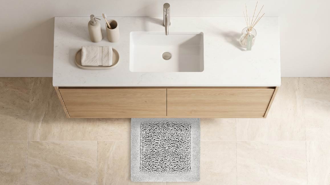 Heckettlane Buchara tapis de bain
