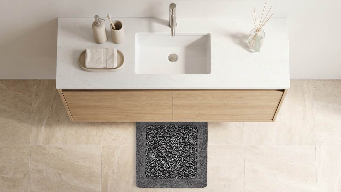 Heckettlane Buchara tapis de bain