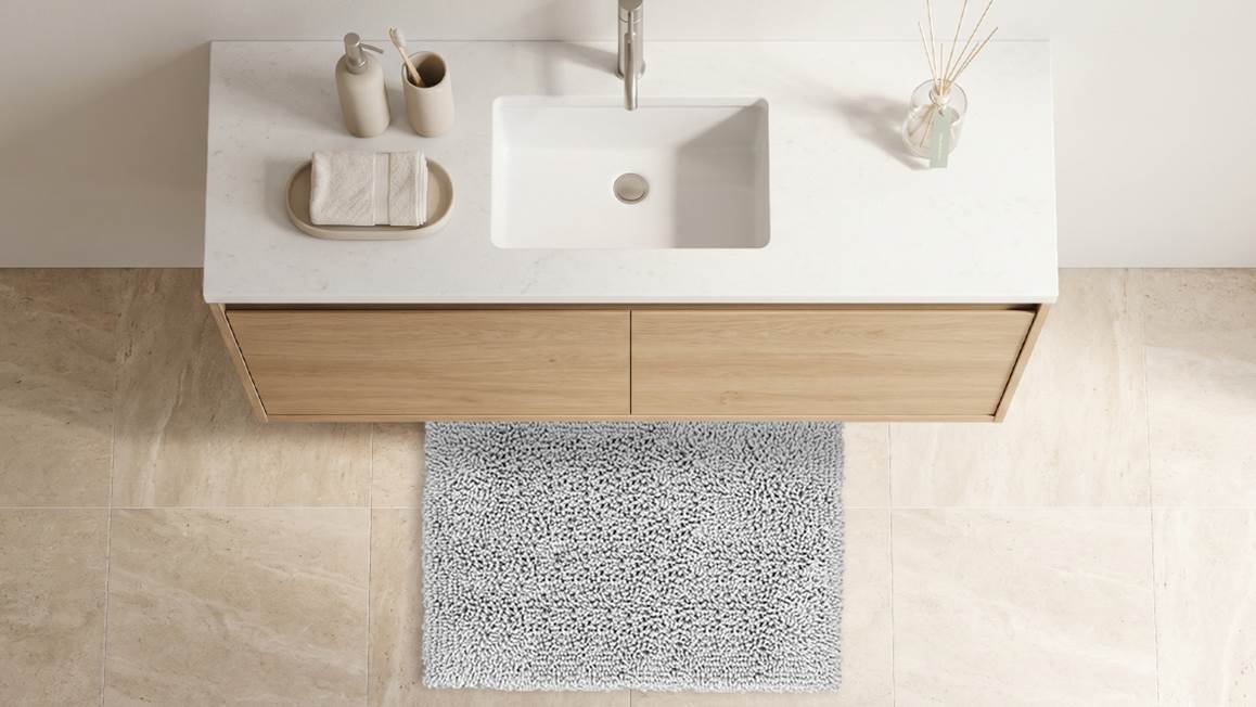Heckettlane Fergana tapis de bain
