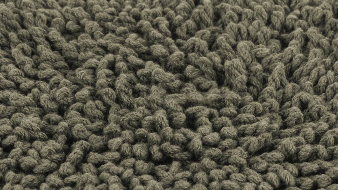 Heckettlane Fergana tapis de bain vert kaki