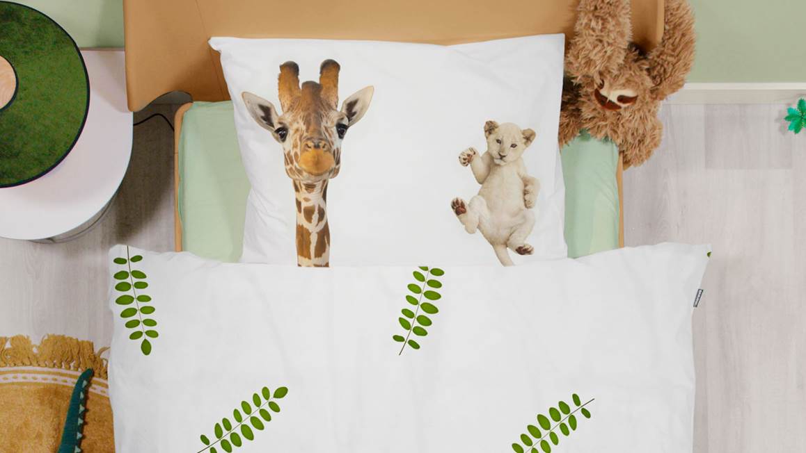 SNURK Amis Sauvages housse de couette