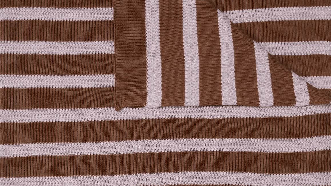 Marc O'Polo Maille Côtelée plaid