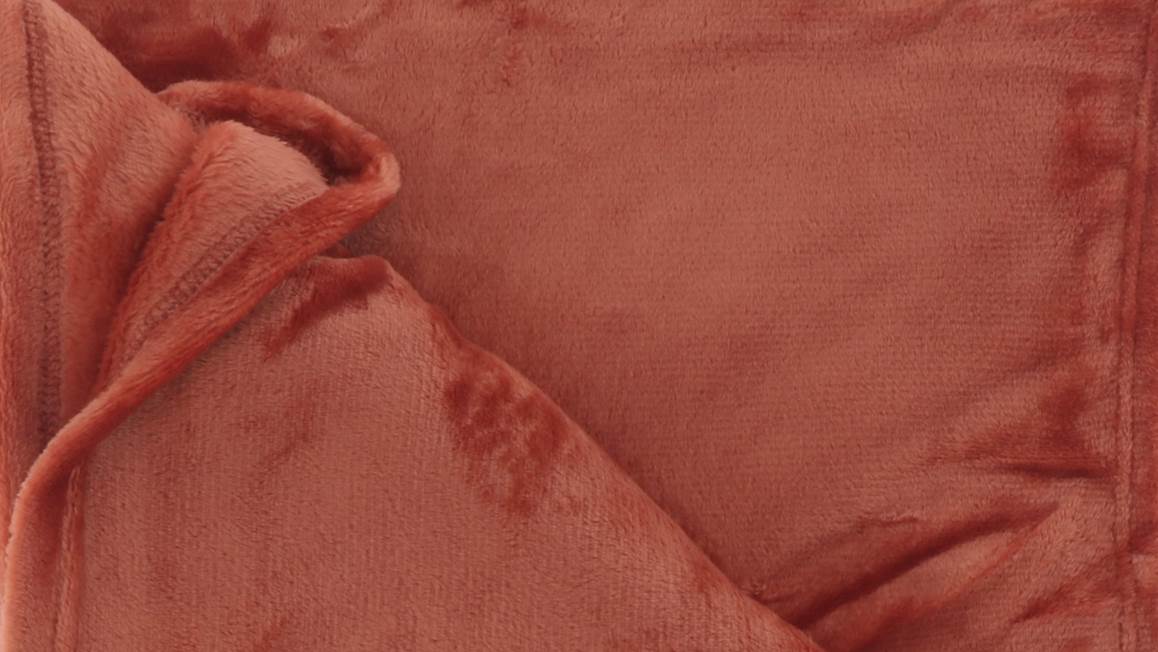 Unique Living Blush plaid polaire